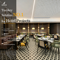 Ensemble de mobilier hôtelier et de restaurant personnalisé, directement de l'usine : Tables et chaises de salle à manger modernes, sièges commerciaux pour aires de restauration.