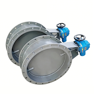 บานพับปรับทิศทางลมแบบอุตสาหกรรมรุ่นใหม่ พร้อมแรงลม 500 CFM แรงดันไฟฟ้า 380V โครงสร้างเหล็กกล้าคาร์บอน สำหรับท่อไอเสีย - Product Image 2