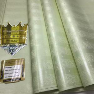 Vente Chaude <span class=keywords><strong>Tissu</strong></span> <span class=keywords><strong>Bazin</strong></span> Africain 160CM en Gros à Bas Prix avec Broderie, Imperméable, Parfumé et au Toucher Lisse pour Vêtements de Mode Masculine - Product Image 4