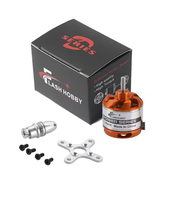 Moteur D2822 1100KV 2-3S Lipo longue portée haute efficacité pour avion à voilure fixe, planeur, projets DIY, appareils électroménagers
