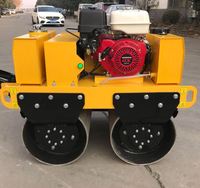 Compacteur vibrant à double tambour SVH50 540 kg, mini-compacteur d'asphalte, moteur diesel/essence, à vendre