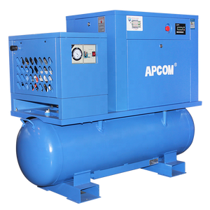 เครื่องอัดอากาศแบบสกรู APCOM รุ่น Low Niose 15 แรงม้า 11 กิโลวัตต์ พร้อ<span class=keywords><strong>ม</strong></span>คอ<span class=keywords><strong>ม</strong></span>เพรสเซอร์โรตารี่แบบรวม ขาย - Product Image 6