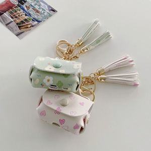Nueva tendencia para Airpod Case Bag Girly PU Leather Designer Cases para <span class=keywords><strong>Airpods</strong></span> Pro <span class=keywords><strong>3</strong></span> 1 2 Generation Fundas para niñas con llavero - Product Image 2