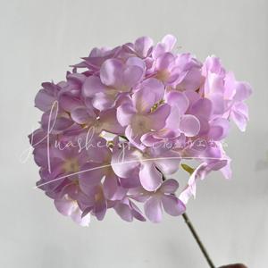 Silk Hydrangea <b>Flower</b> <b>Single</b> Stem 90 Petals High Simulation Wedding Home Decorations - Product Image 1