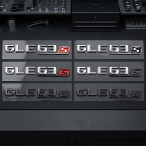 เมอร์เซเดส-เบนซ์ C63S/E63S/GLC63S/GLE63S/A45S/SL63/GLE53 ชุดแต่งตัวถังรถยนต์แบบหรูหรา V8 BITURBO 4MATIC+ พร้อมสติ๊กเกอร์ตัวอักษร ABS แบบนำกลับมาใช้ใหม่ได้ - Product Image 3