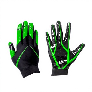 Full Finger Gloves Black Red PU Non-Slip <b>Hook</b> And Loop Closure Unisex Outdoor All Seasons Gloves Pro Training Gloves - Product Image 3