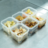 Kotak Sampel Dapur PC Food Grade, Dapat Ditumpuk, Portabel, Dapat Digunakan Kembali, Wadah Penyimpanan untuk Penggunaan Laboratorium dan Rumah Sakit