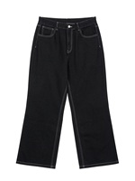 Pantalones Vaqueros Personalizados de Estilo Anime para Hombre, Ropa Urbana, Corte Recto, con Parches, Bordados Vintage