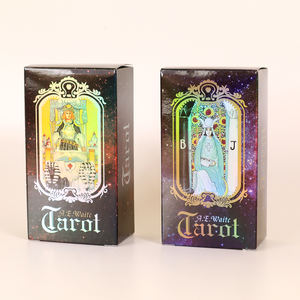 ชุดไพ่ทาโรต์ระดับไฮเอนด์พร้อมคู่มือการใช้งาน 78 ใบ ไพ่ทาโรต์เคลือบเงาแบบเลเซอร์ พร้อมหนังสือคู่มือ - Product Image 6