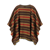 Vente directe usine : Poncho, cape, châle et manteau ethniques de style mode pour spectacle de scène et événements, inspirés des motifs indigènes