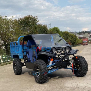 4x4 cinese grande ruota fuori strada 2 + 2 carrello da Golf elettrico alimentato a batteria 4 posti moderno Club di caccia auto Jeep prezzo - Product Image 1