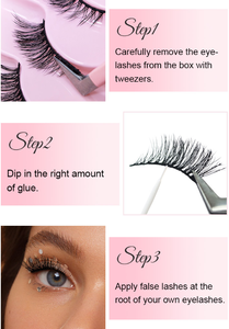 10 paires de faux cils naturels et volumineux, effet œil de renard, longs et courts, pour un look audacieux et magnifique - Product Image 4