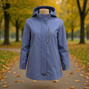 HDJ Plus Size Windbreaker FD-14 <b>Women</b> Plus Size Coat <b>Jacket</b> - Product Image 3
