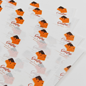 Wholesale Greaseproof Food <b>Wrapping</b> <b>Paper</b> Custom Printed Logo Single Oil-Resistant Burger Sandwich Packaging <b>Paper</b> for Deli - Product Image 3