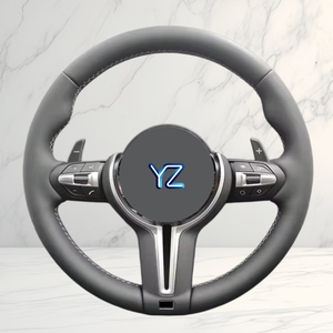 Volant en cuir classique au <span class=keywords><strong>prix</strong></span> d'usine YZ pour <span class=keywords><strong>BMW</strong></span> Série 3, Série 5, M2, M3, M4, M5, F10, F20, F30, F31, F32, F35, F36, F80, F82, F85, F87, F90 - Product Image 1