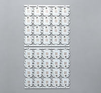 Circuit imprimé en aluminium LED personnalisé, épaisseur 1,6 mm, couche de cuivre 35 µm, certifié RoHS et UL, pour projecteur MR16 GU10