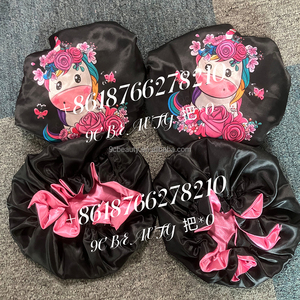 Vente <span class=keywords><strong>en</strong></span> gros de bonnets <span class=keywords><strong>en</strong></span> <span class=keywords><strong>soie</strong></span> personnalisés à double couche avec des personnages de dessins animés populaires pour enfants - Product Image 5