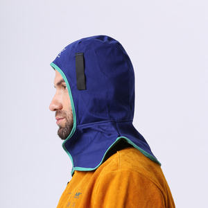 หมวกเชื่อมทนไฟระบายอากาศได้ หมวกป้องกันช่างเชื่อมแบบซักได้ อุปกรณ์ป้องกันการเชื่อม - Product Image 1