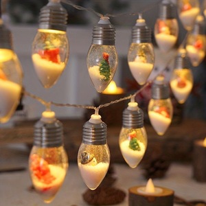 Santa Claus Snowman LED Dây đèn năng lượng mặt trời-Powered Cây giáng sinh trang trí cho lễ hội Giáng sinh ngoài trời - Product Image 6