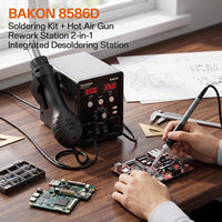Station de soudage numérique professionnelle TOPEAST, outil à pointe fine pour réparation de cartes de circuits, assemblage électronique DIY BK8586D 200-480