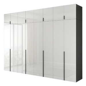 <b>Modern</b> Minimalist Hinged Door Wardrobe With Hanging Storage For Bedroom 15Mm Thickness - Product Image 2