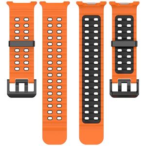 2026 New Arrival Dual Color Ocean Pattern Silicone Watch Band Replacement Strap 20mm Quick Release Buckle for <b>Galaxy</b> watch 8 - Product Image 1