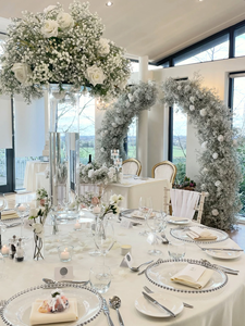 HK-FB072 Wedding <b>Artificial</b> Silk Rose <b>Flower</b> Ball Centerpiece <b>Large</b> Event <b>Flower</b> Ball Table Decoration <b>Flower</b> Ball - Product Image 4