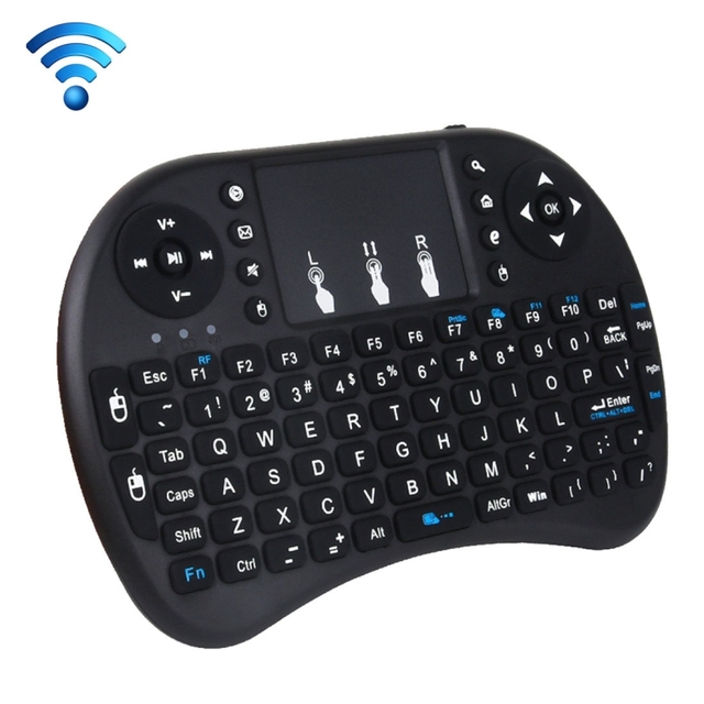 Factory Direct I8 2.4GHz Fly Air Mouse Wireless Mini Keyboard With Embedded USB Receiver for Android TV Box / PC
