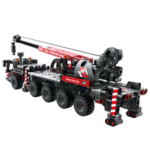 COGO - Bloques de Construcción Educativos de Plástico para Niños, Grúa Pesada, Juguetes de Ladrillos para Armar, Novedad - Product Image 3