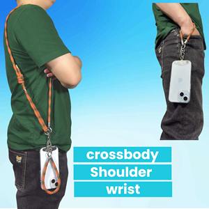 8mm調節可能なポリエステルストラップダブルバックルとフック付きDIY電話ケースバッグカメラネックレスまたはロープ用ウォーターカップストラップ - Product Image 6