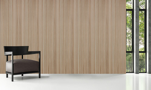 Wand- und Decken-Schalldämmleisten Laminierte PET-Holzfurnier-Akustikpaneele für Auditorium und Halle Akustikpaneele für Zuhause - Product Image 2