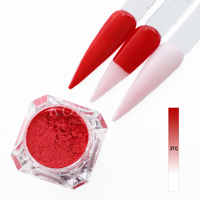 Poudre de pigment thermochromique en titane haute température pour vernis à ongles, encre, peinture, changement de couleur, usage cosmétique hautement pigmenté
