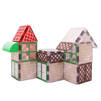 Ensemble de tuiles magnétiques Scène de café, blocs de construction éducatifs STEM pour enfants, multiples modes de jeu, jouet de maison de jeu d'imitation