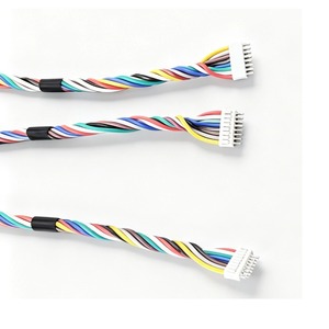 Adaptador de Fiação Eletrônica Personalizado com Cabo PVC, Conector JST 2*4 Pinos 2.54mm, Condutor de Cobre Estanhado, Fio Colorido, 1 Metro, 220V - Product Image 4