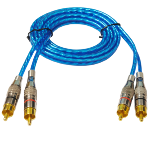 Conjunto de Audio para Auto RCA, 2 Cables Principales Macho a 2 Machos + Divisor Hembra a Doble Macho para Mejora de Amplificador de Estéreo para Auto - Product Image 4