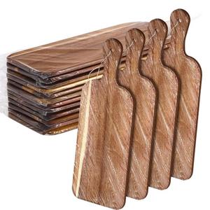 Acacia Wood Pizza Pan 40x12.5x1.5 Cm With Handle For Home Use <b>Steak</b> Board Cake <b>Plate</b> - Product Image 5