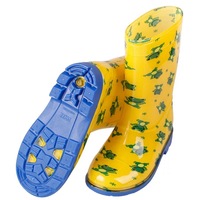 Bottes de pluie pour enfants en PVC pour étudiants, motif grenouille dinosaure, bottes colorées, imperméables, mignonnes, bon marché, pour garçons