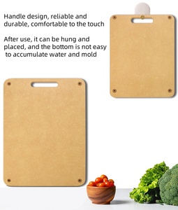 Tabla de cortar de pino epicúreo, tabla de cortar de fibra de madera para cocina, cortar verduras, frutas, venta al por mayor, tablas de Chaucherie - Product Image 5
