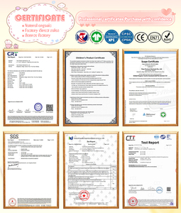 Puresun 条纹儿童T恤 柔软棉质半拉链套头衫 鼠尾绿条纹衬衫 可爱小鸭刺绣上衣 OEM - Product Image 5