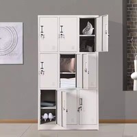 Casier contemporain en acier thermolaqué, verrouillable et réglable, pour bureaux, hôtels, hôpitaux – Meuble de rangement durable – Vente en gros
