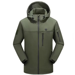 แจ็กเก็ตอุ่นไฟฟ้า USB กันลมสำหรับผู้ชายเสื้อโค้ทให้ความร้อนในฤดูหนาว - Product Image 3