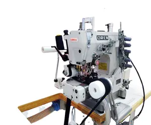 Máquina de costura de alta velocidade com três agulhas e cinco fios para camisetas, máquina de costura usada RN9200-2