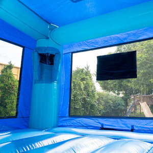 Château gonflable combiné avec toboggan, en promotion, pour location commerciale extérieure lors de fêtes - Product Image 2