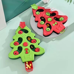 Distributeur de nourriture éducatif pour chien en forme de sapin de Noël festif avec conception anti-étouffement pour le dressage canin - Product Image 4
