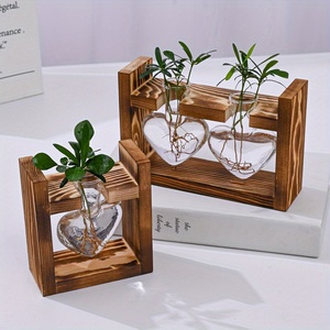 New Heart - Shaped Glass <strong>Vases</strong> Hydroponic <strong>Small</strong> <strong>Vase</strong> Plant Desktop Home Decoration - Product Image 3
