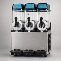 Machine à slush glacé, distributeur de smoothies, machine à granita avec réservoirs transparents pour café, bar, restaurant
