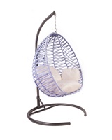 Bonne qualité plusieurs couleurs intérieur extérieur balançoire chaise suspendue Patio jardin nid d'oiseau balançoire oeufs chaises
