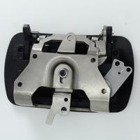 Loquet à poignée à deux points TriMark noir pour porte de compartiment de camping-car, porte d'entrée de camion, remorque et véhicule spécialisé