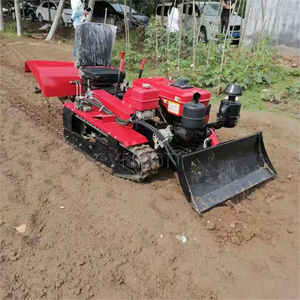 Fujin — coupe-herbe pour culture de gazon, 35hp, accessoire pour usage de ferme à fraise rotative avec piste en caoutchouc gainante, Mini tracteur à jupe rotative pour Diesel - Product Image 4