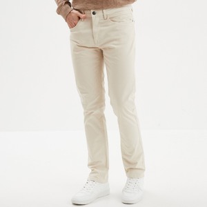 กางเกงขายส่งผู้ชายทรงตรงผ้าแคนวาส สั่งซื้อจำนวนมาก รับทำโลโก้ ผ้าฝ้ายผสมอีลาสเทน เป็นมิตรกับสิ่งแวดล้อม ระบายอากาศได้ดี ทรงกลาง - Product Image 2